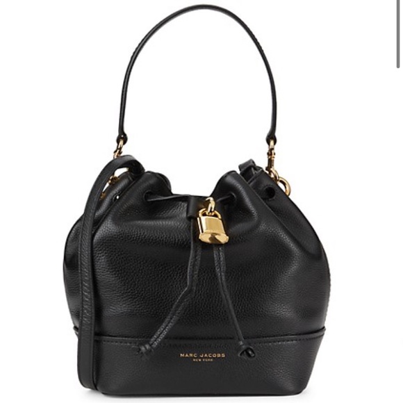 Marc Jacobs Handbags - Marc Jacobs Leather Bucket Bag - Black NWT